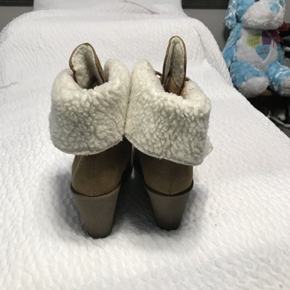 Coach And Four  Women’s Brown Suede Leather Lace Up Wedge Boots Size: 10 - Picture 9 of 10